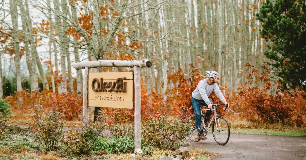 Mt. Hood territory fall biking adventure